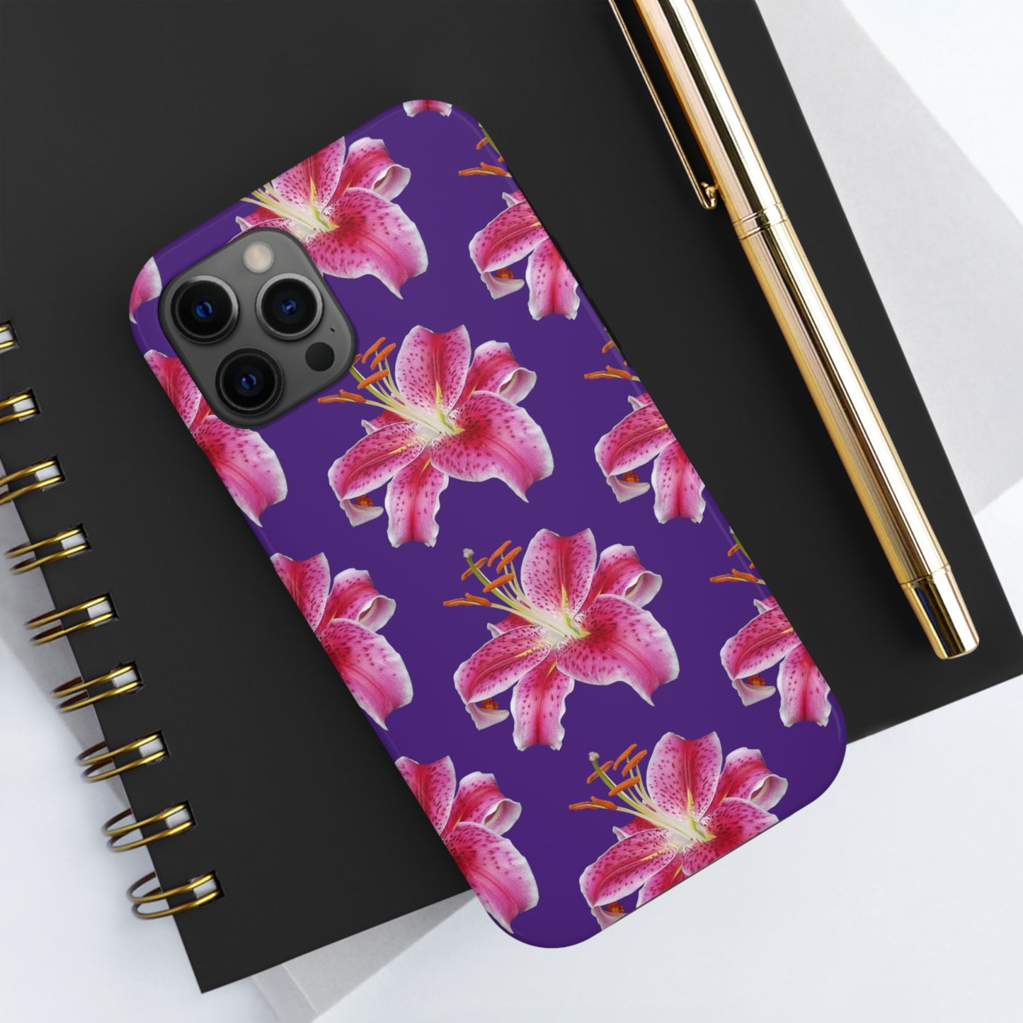 Stargazer Lily Purple Tough Phone Case