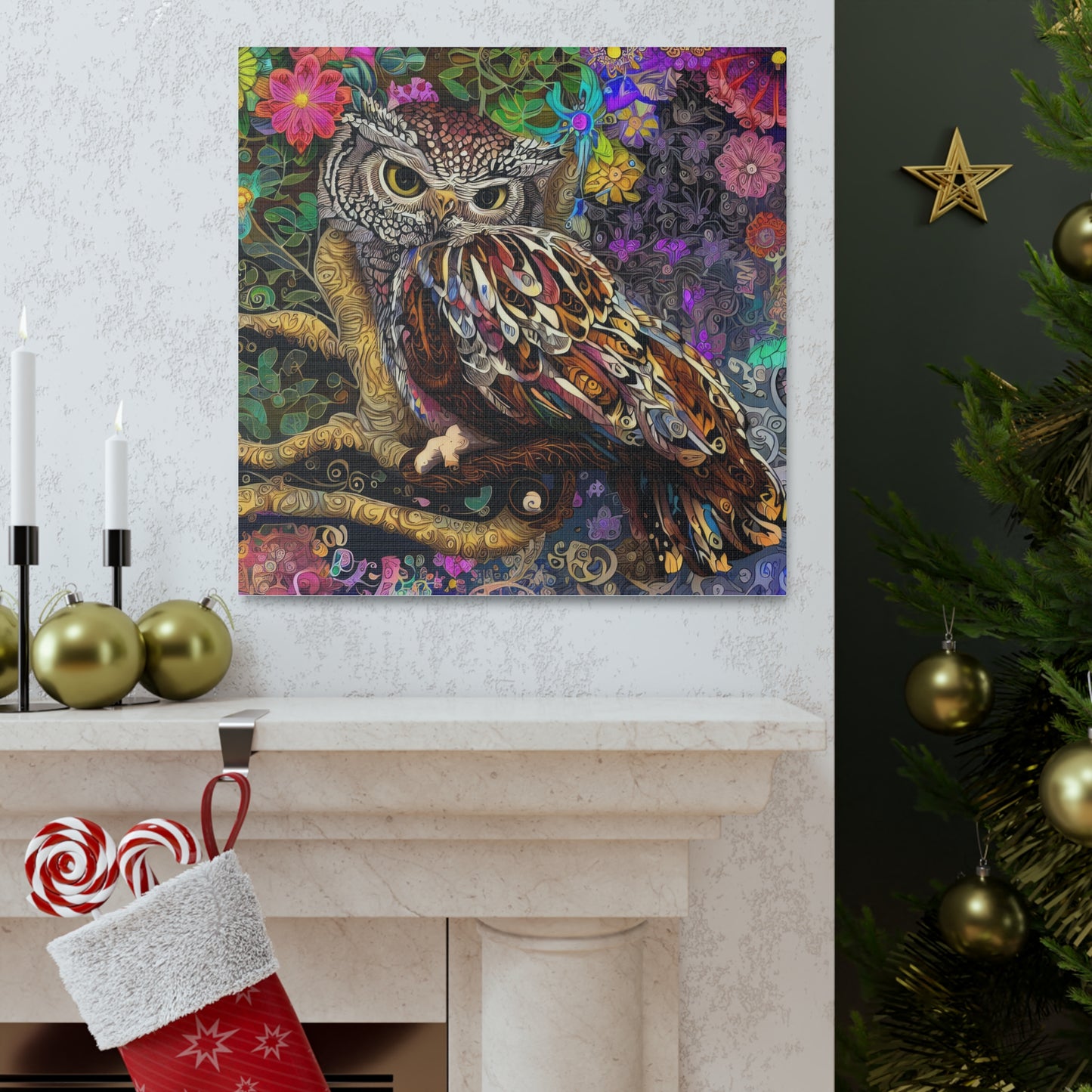 Alaska Owl  - Canvas Wall Art