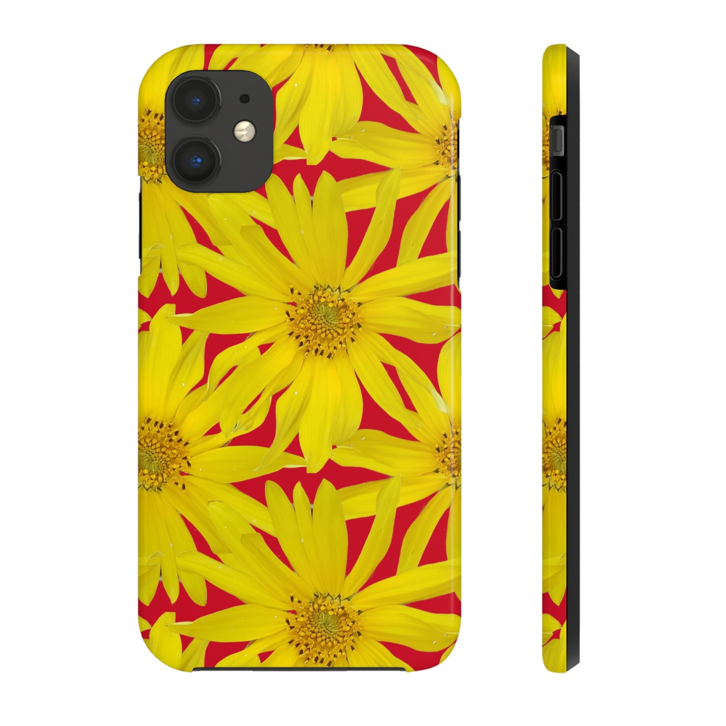 Big Sunflower Red Tough Phone Case