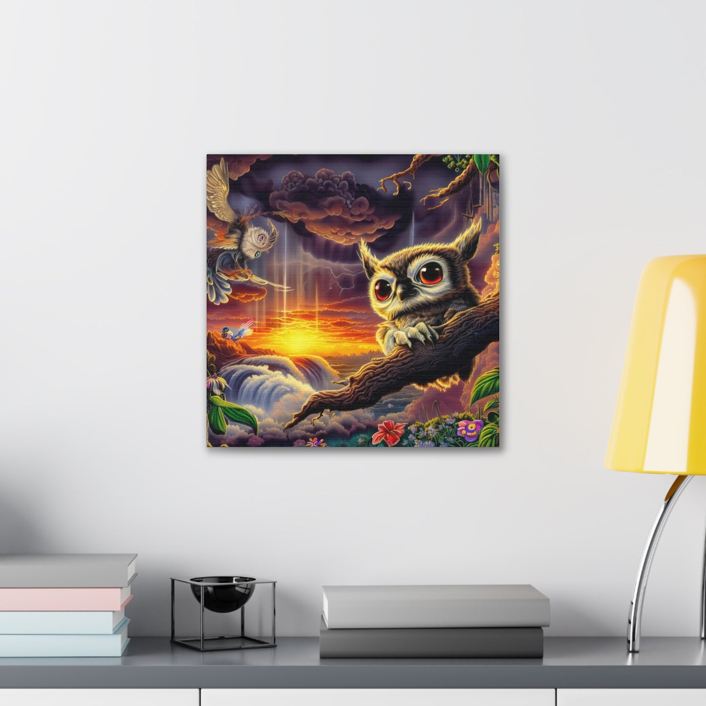 Agamemon Owl - Canvas Wall Art