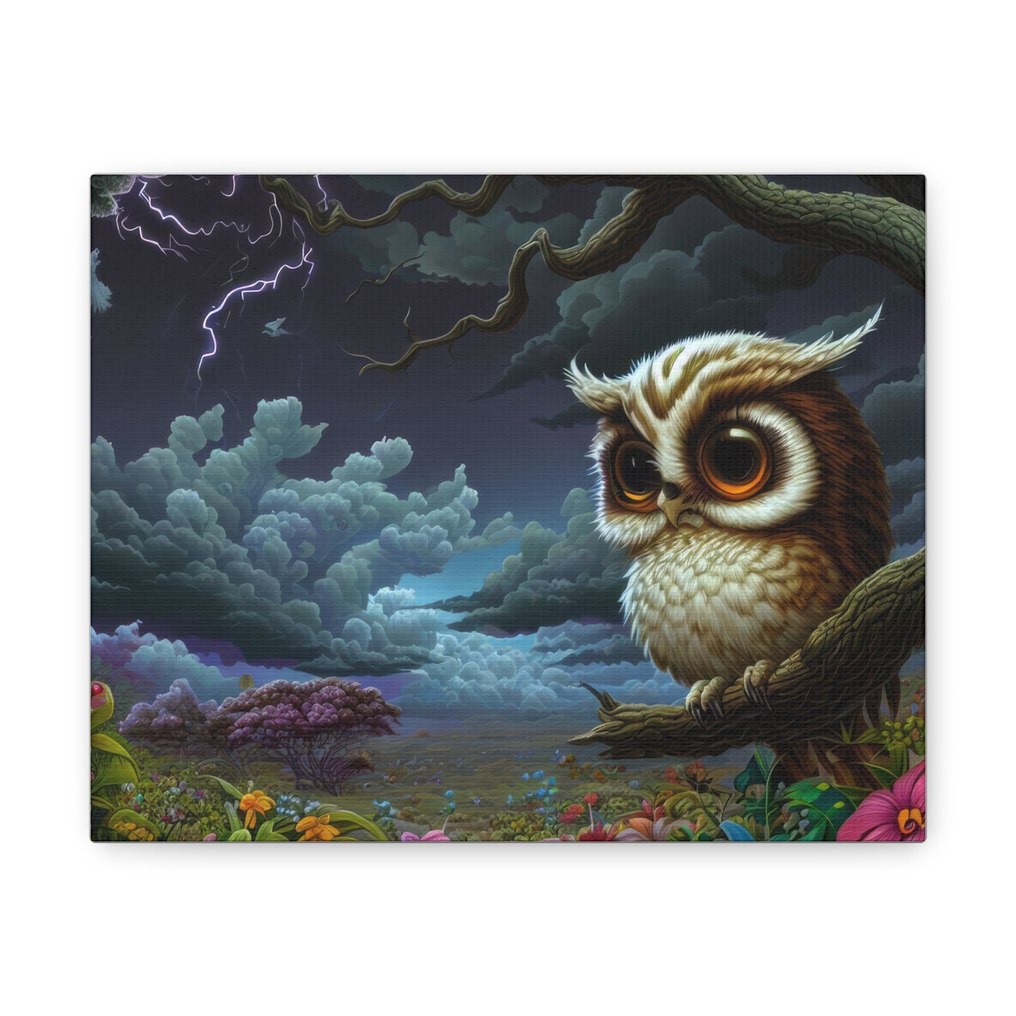 Iowa Owl  - Canvas Wall Art