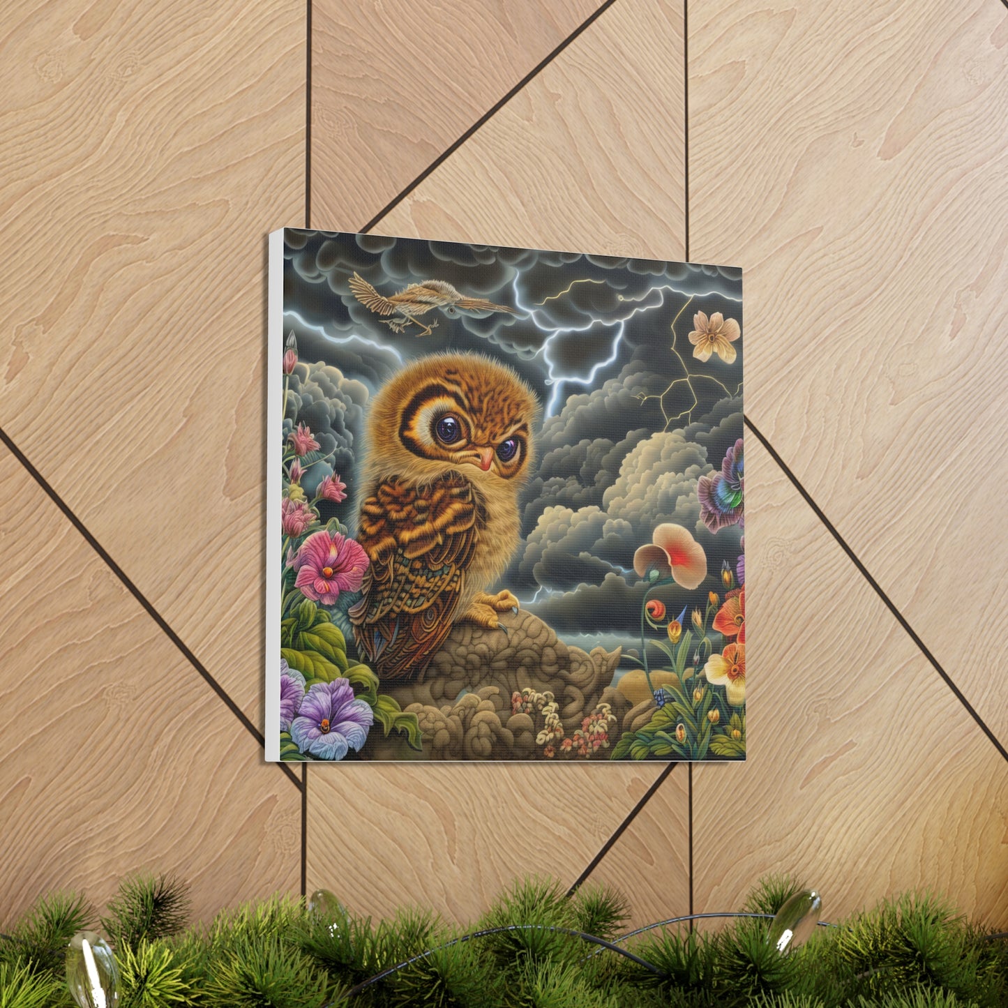 Achilles Owl - Canvas Wall Art