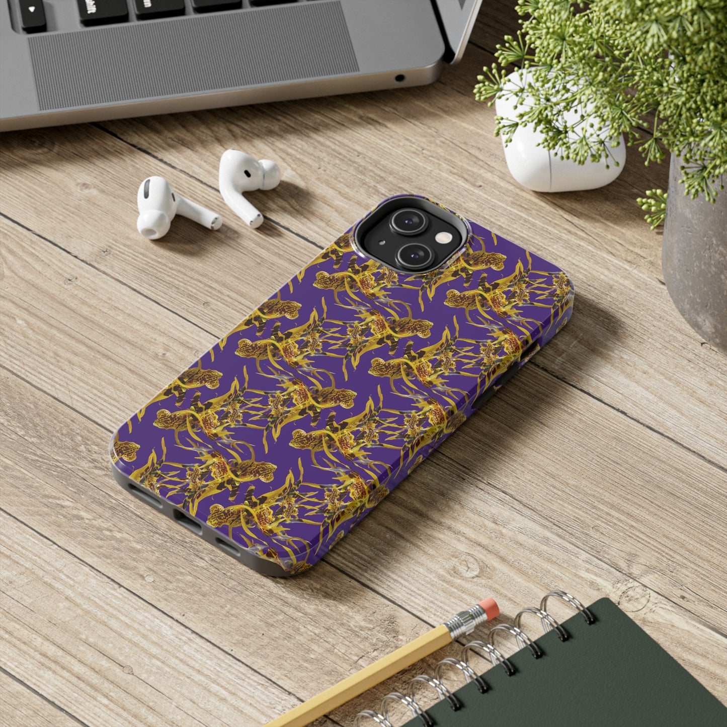 Brassia Orchid Purple Tough Phone Case