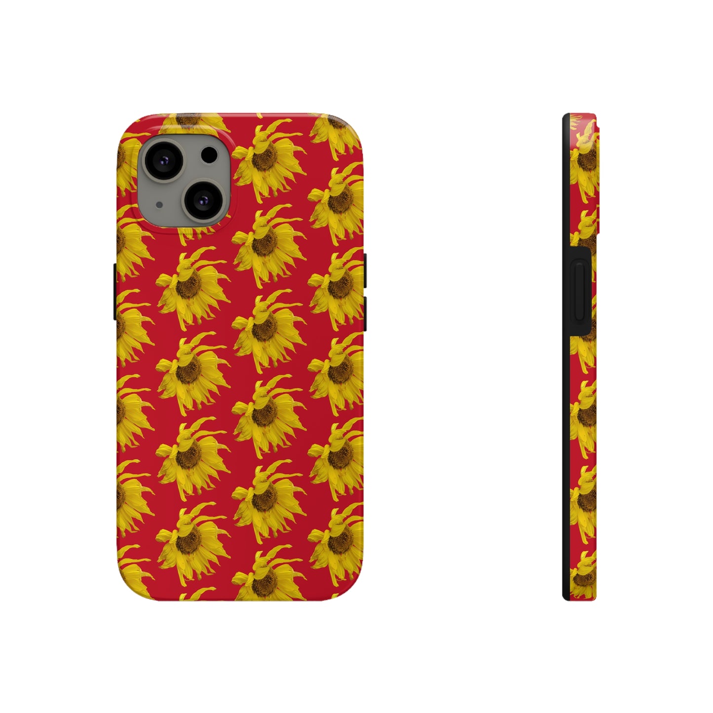 Fall Sunflower Red Tough Phone Case