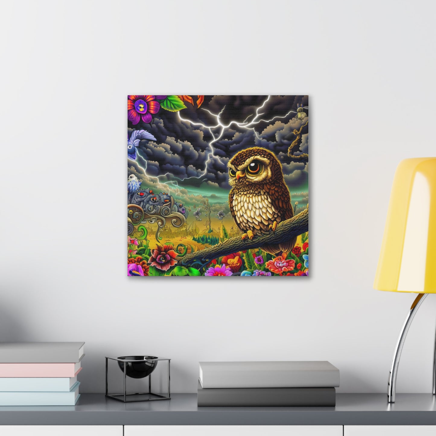 Oklahoma Owl - Canvas Wall Art