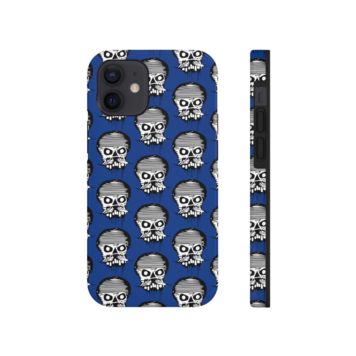 Skull Blue Tough Phone Case