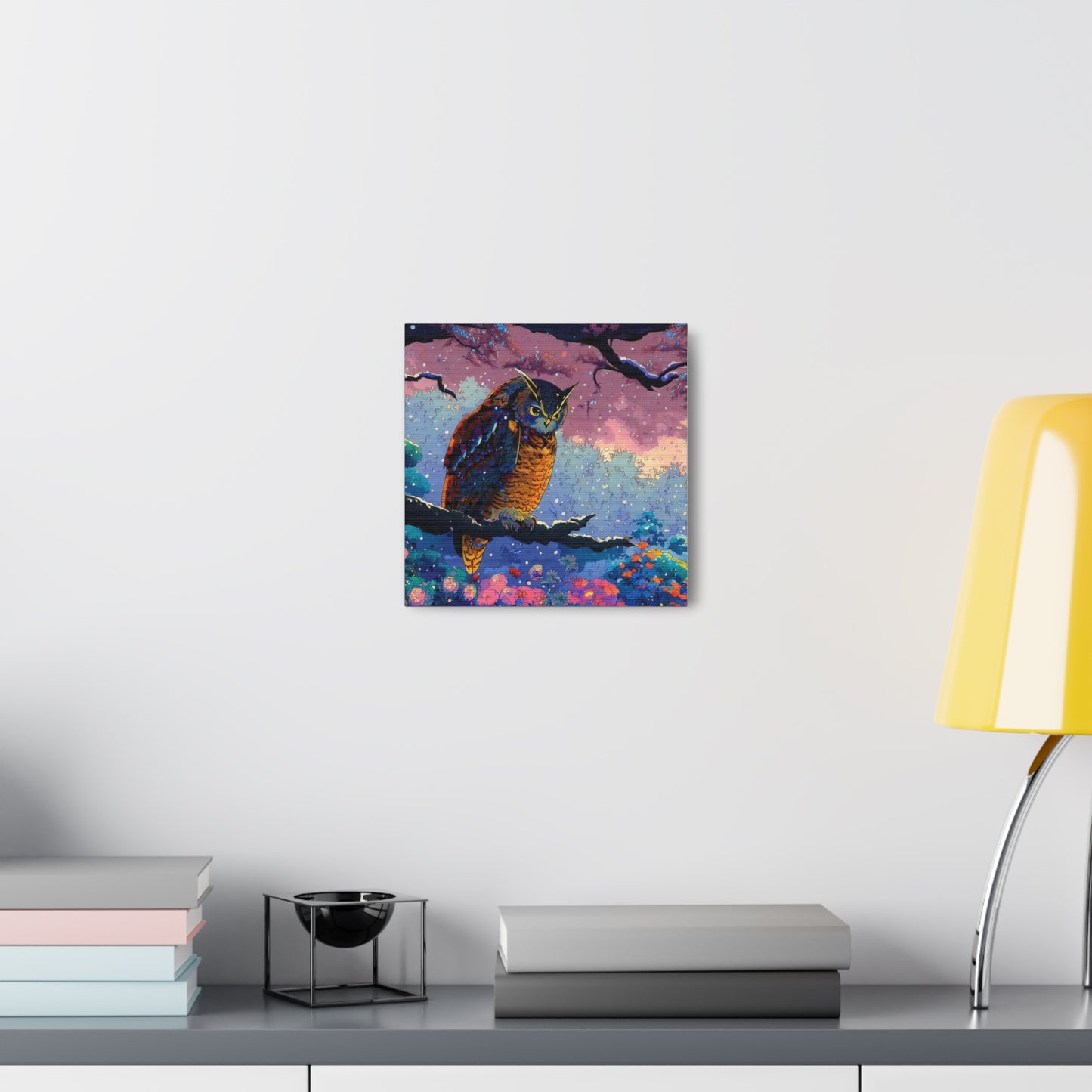 New Mexico Owl  - Canvas Wall Art