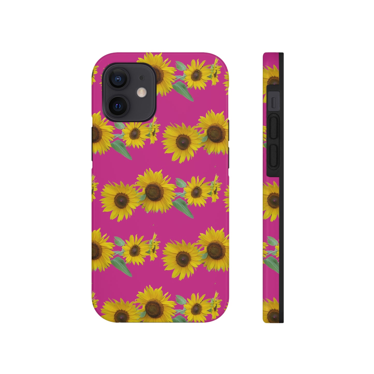 Sunflower Cluster Pink Tough Phone Case