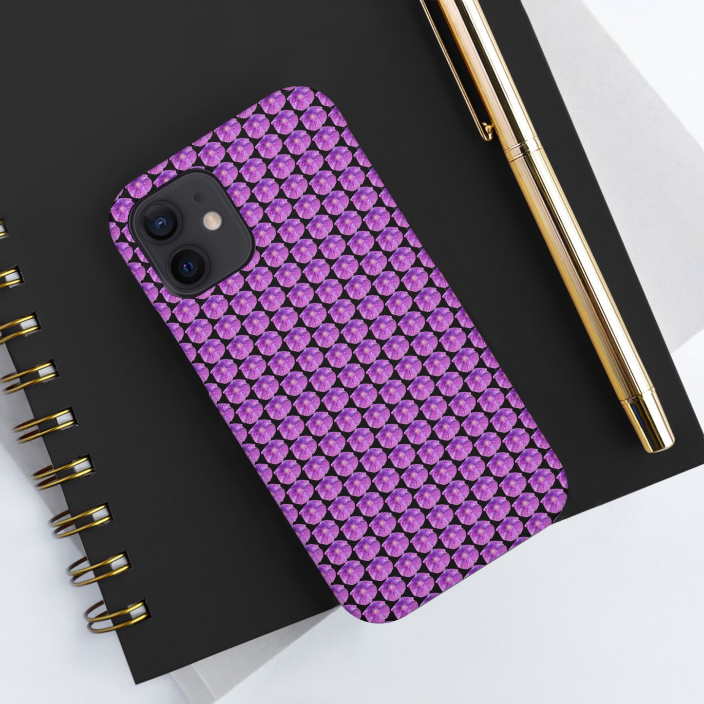 Purple Morning Glory Tough Phone Case