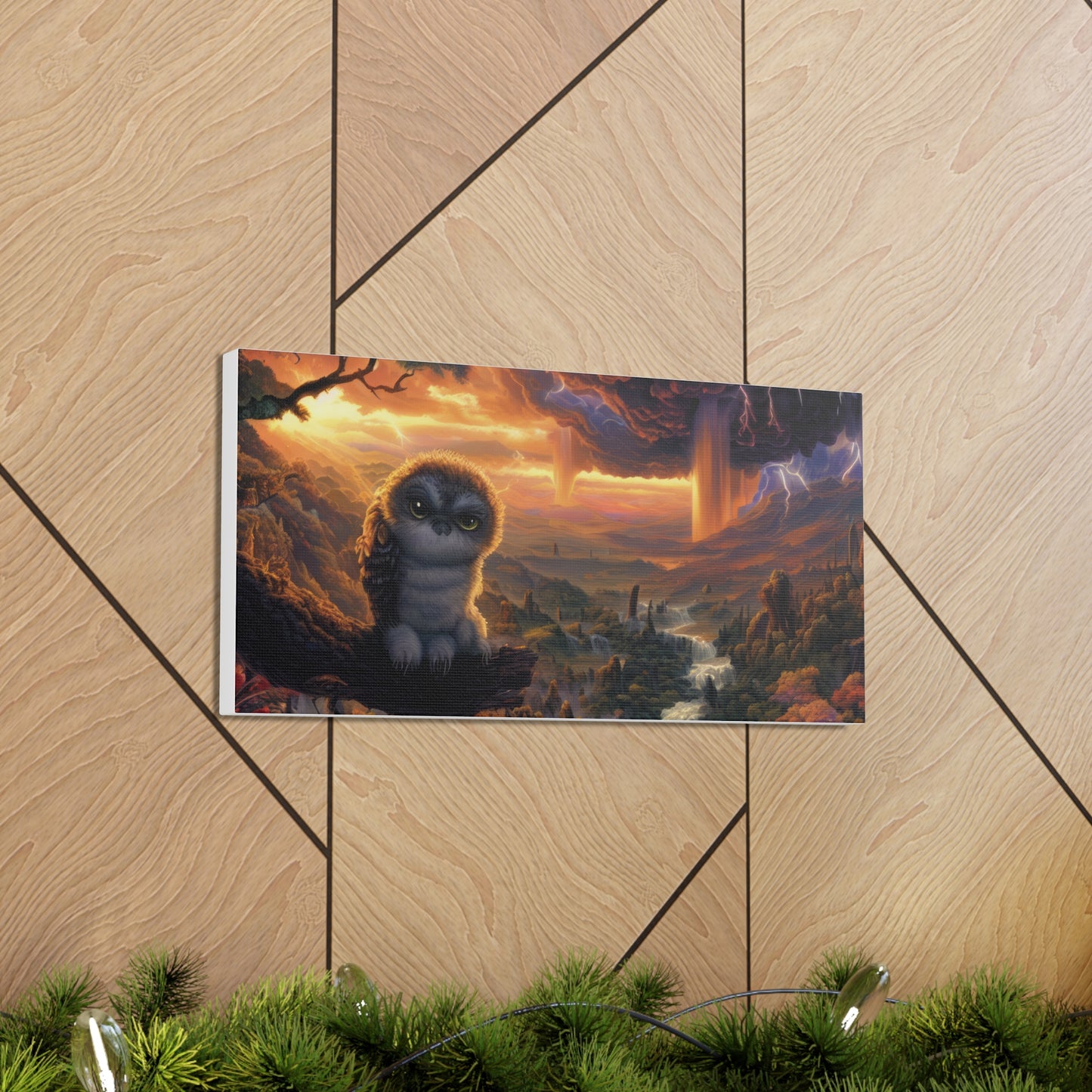 Georgia Owl  - Canvas Wall Art