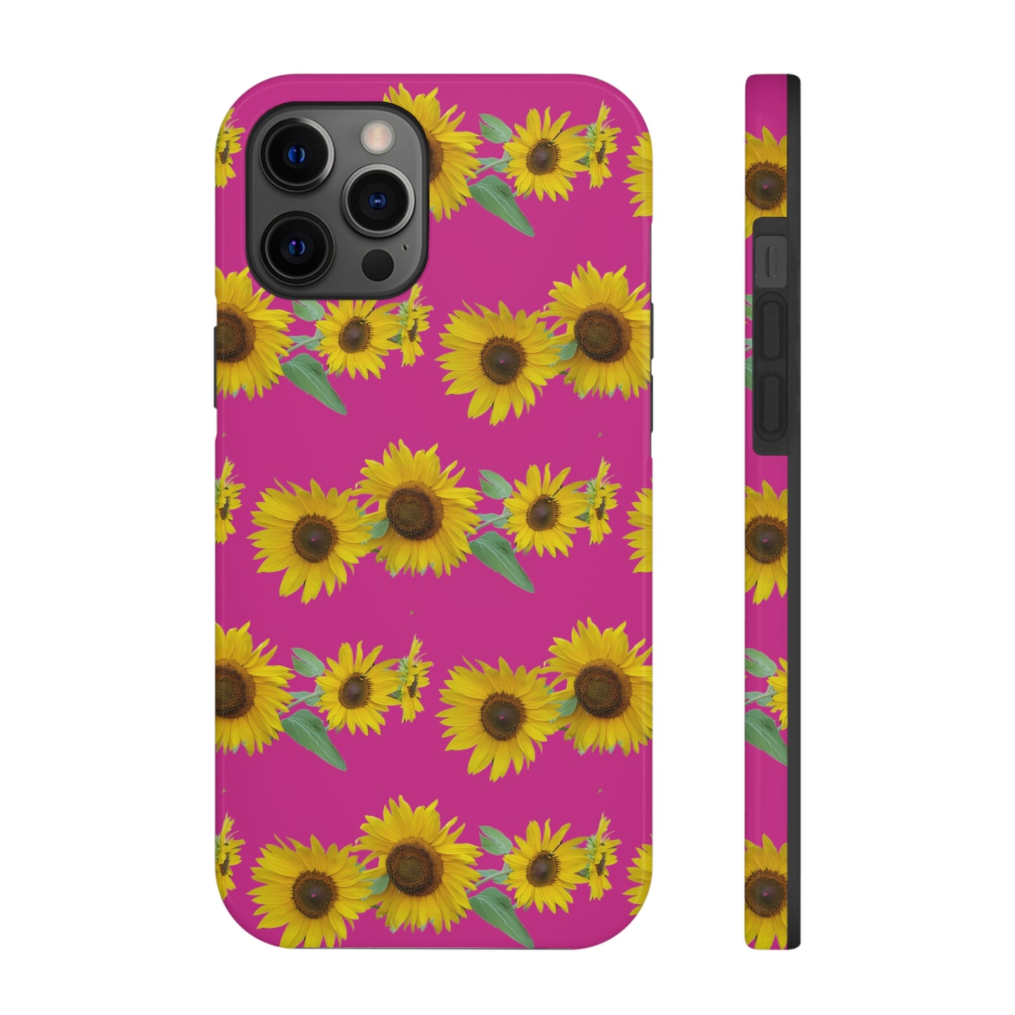 Sunflower Cluster Pink Tough Phone Case