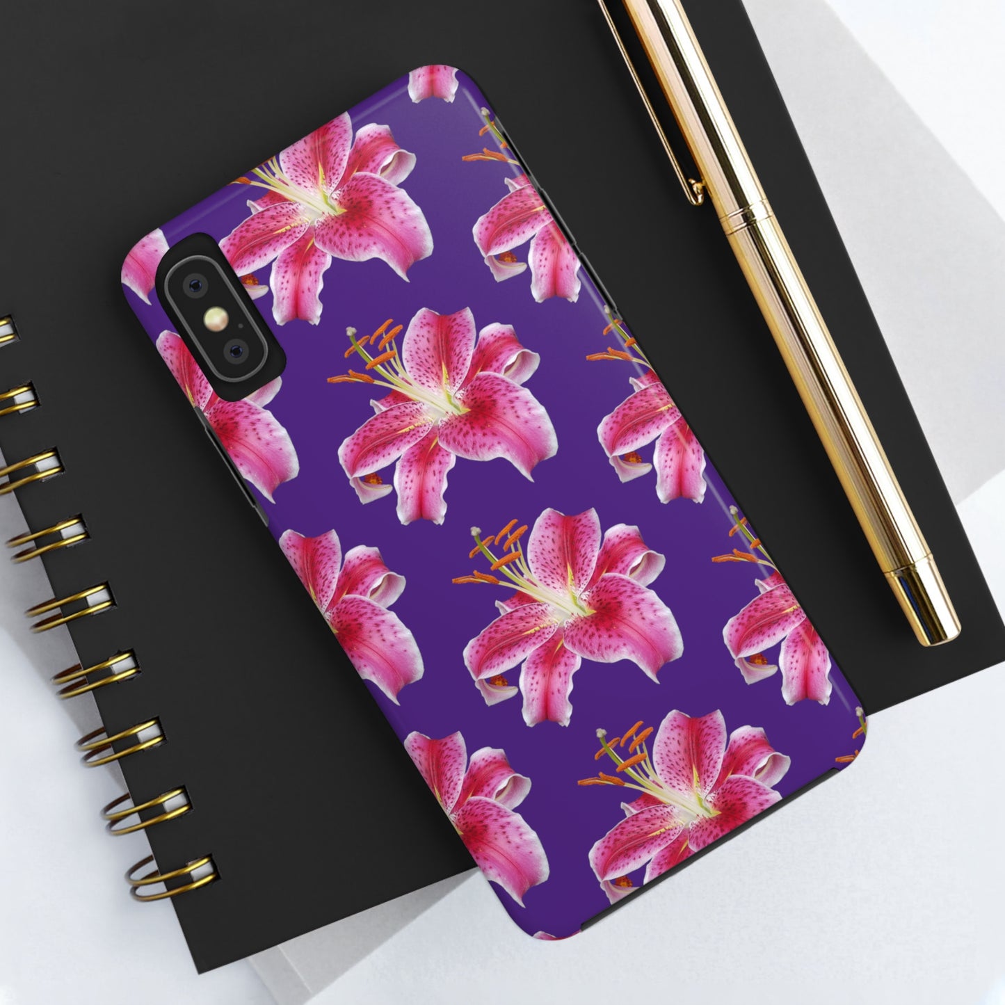 Stargazer Lily Purple Tough Phone Case