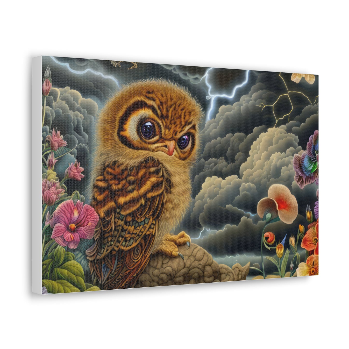 Achilles Owl - Canvas Wall Art