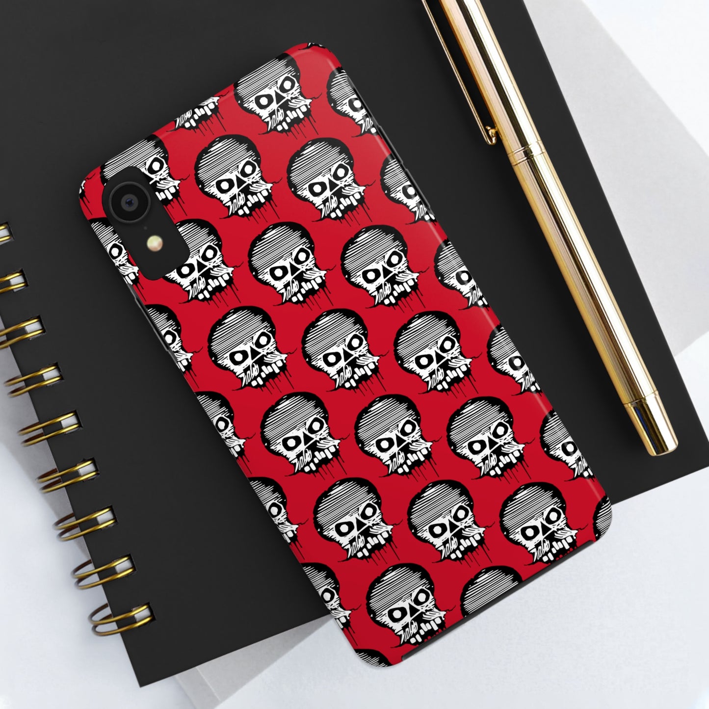 Skull Red Tough Phone Case