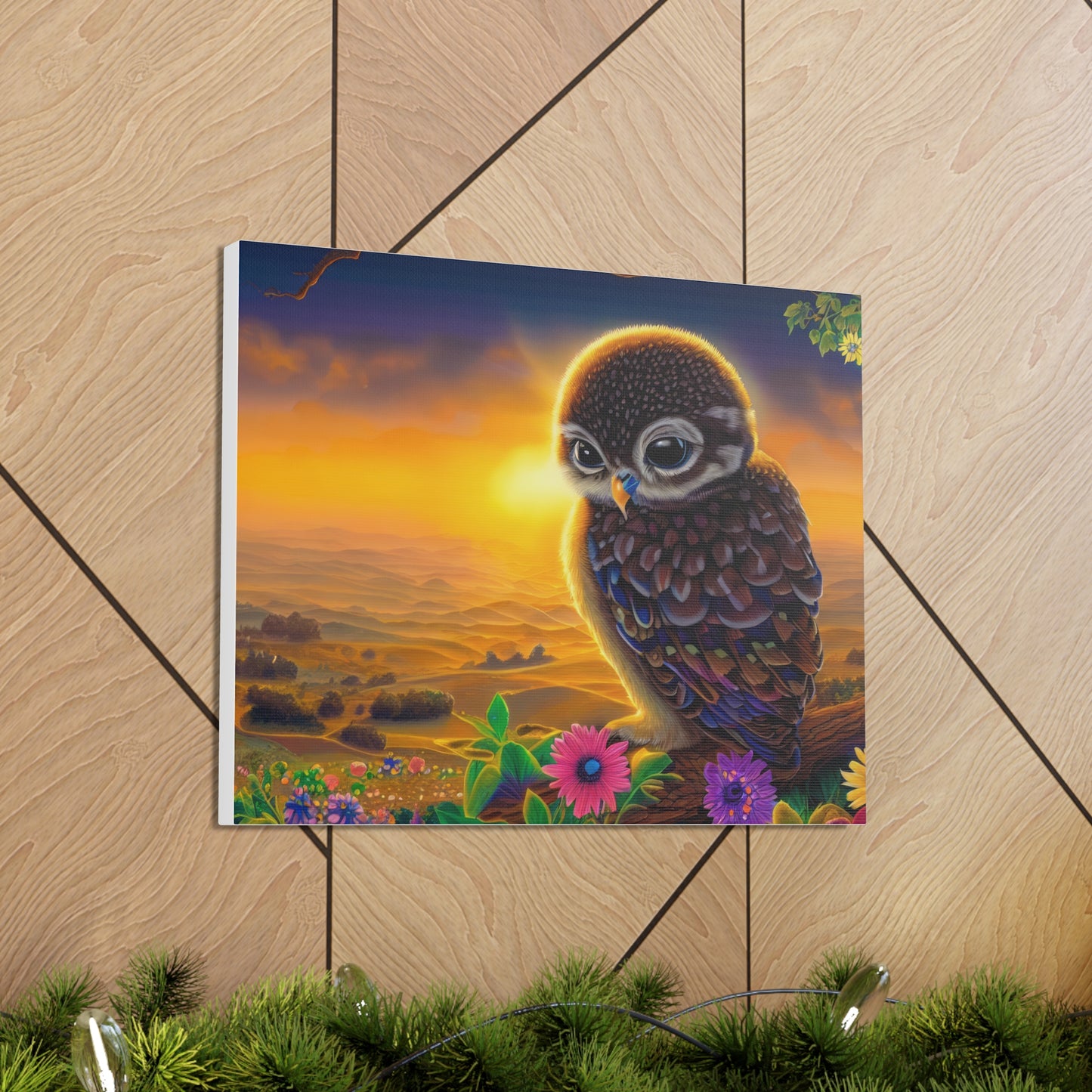 Ohio Owl - Canvas Wall Art