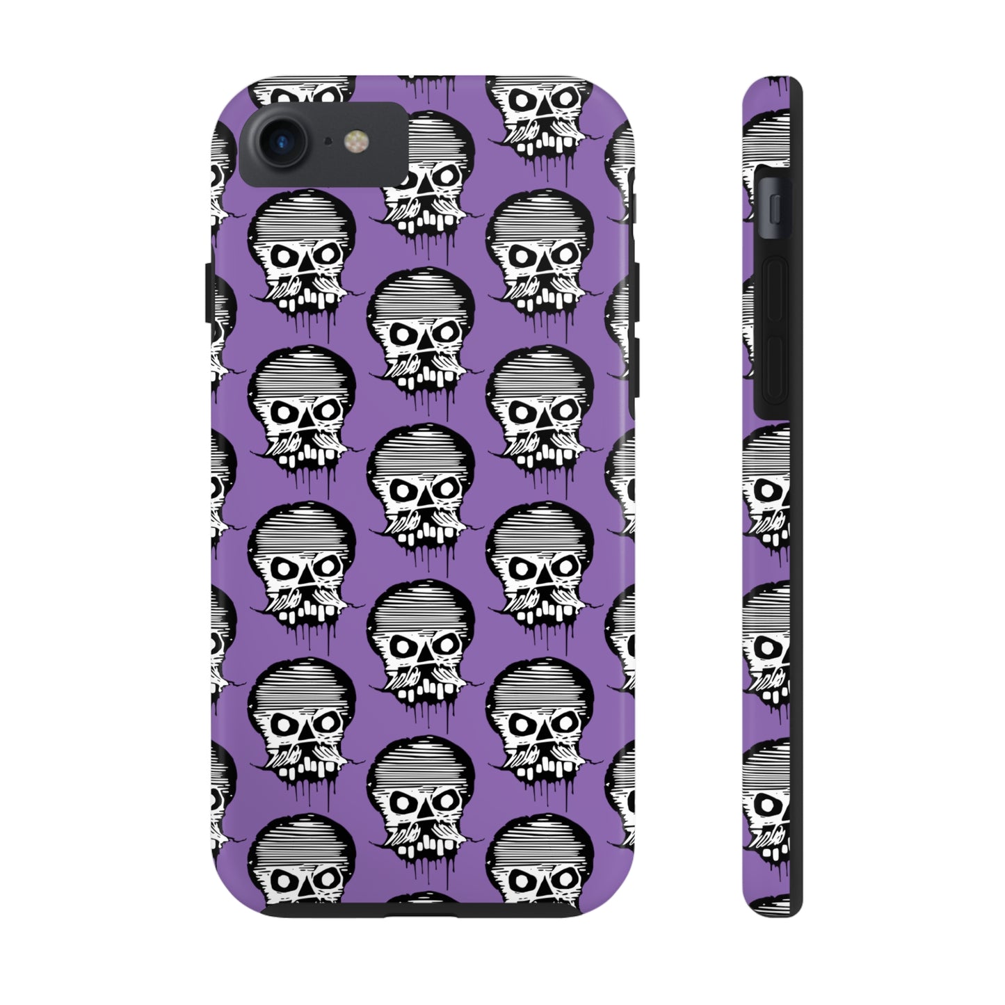 Skull Purple Tough Phone Case