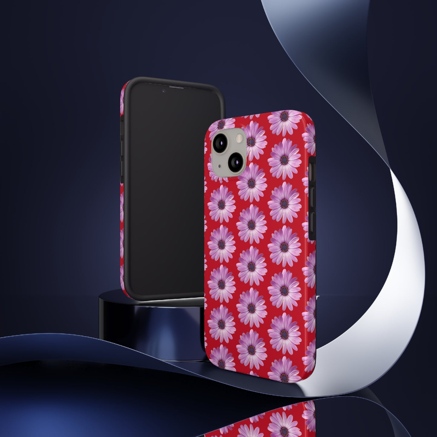 African Daisy Red Tough Phone Case