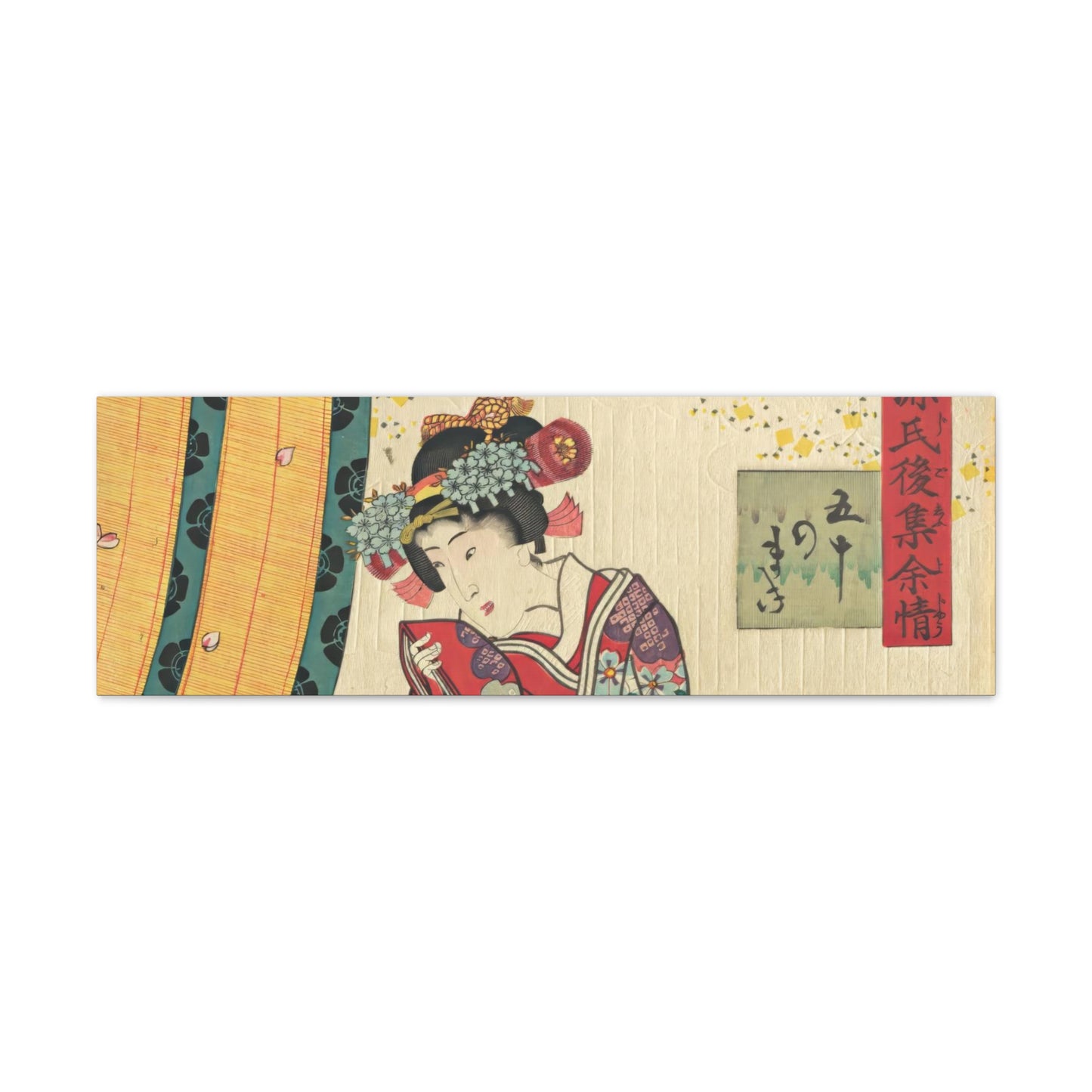 Utagawa Kunisada - Parody of the Third Princess and Kashiwagi Wall Art