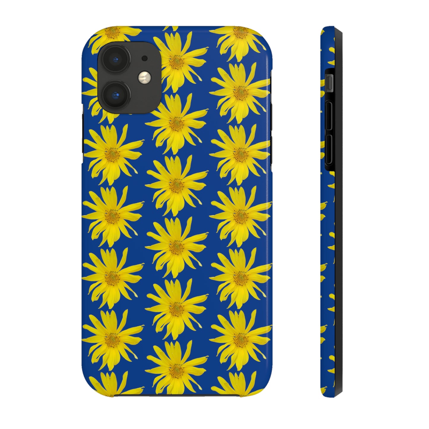 Wild Sunflower Blue Tough Phone Case