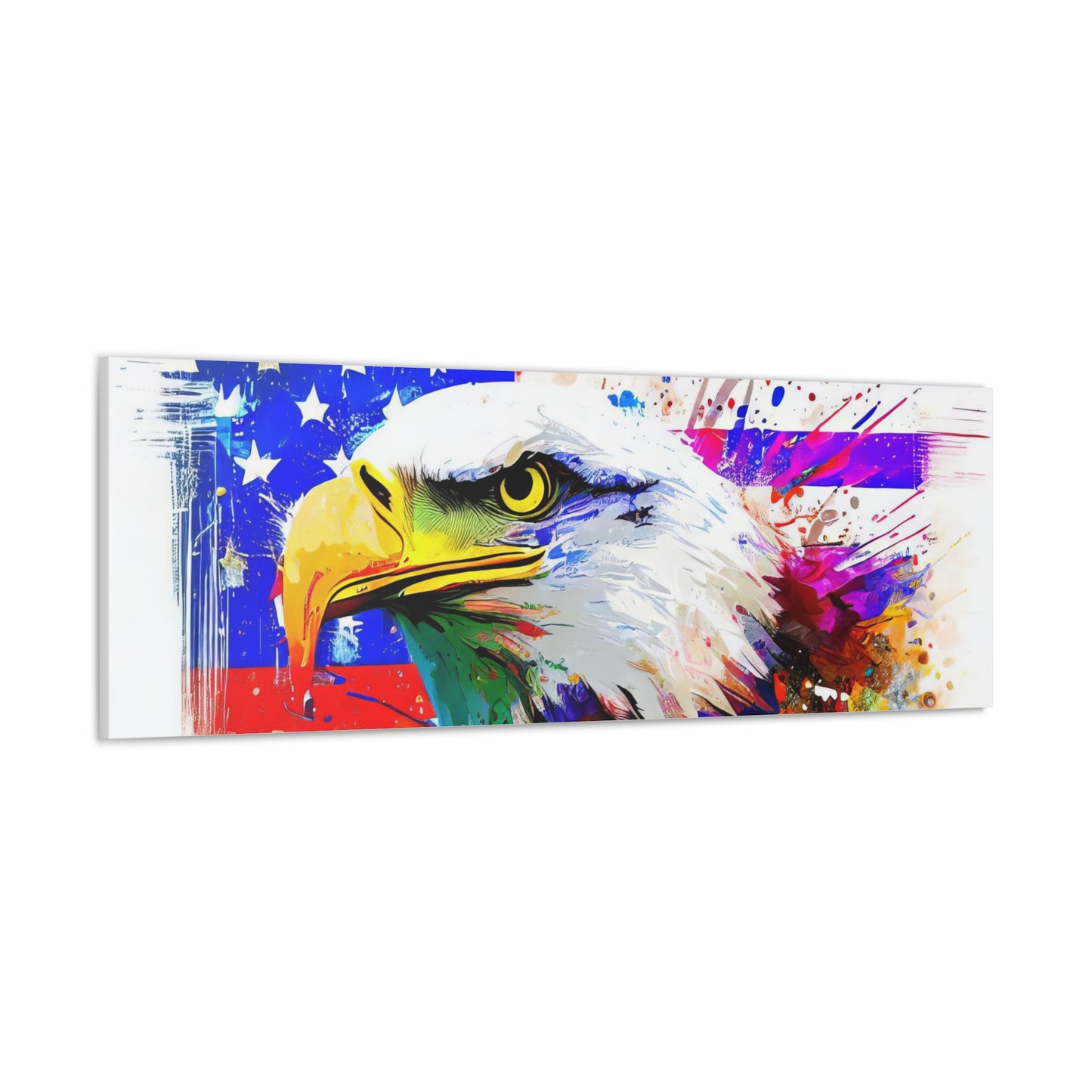 American Eagle Flag  - Canvas Wall Art