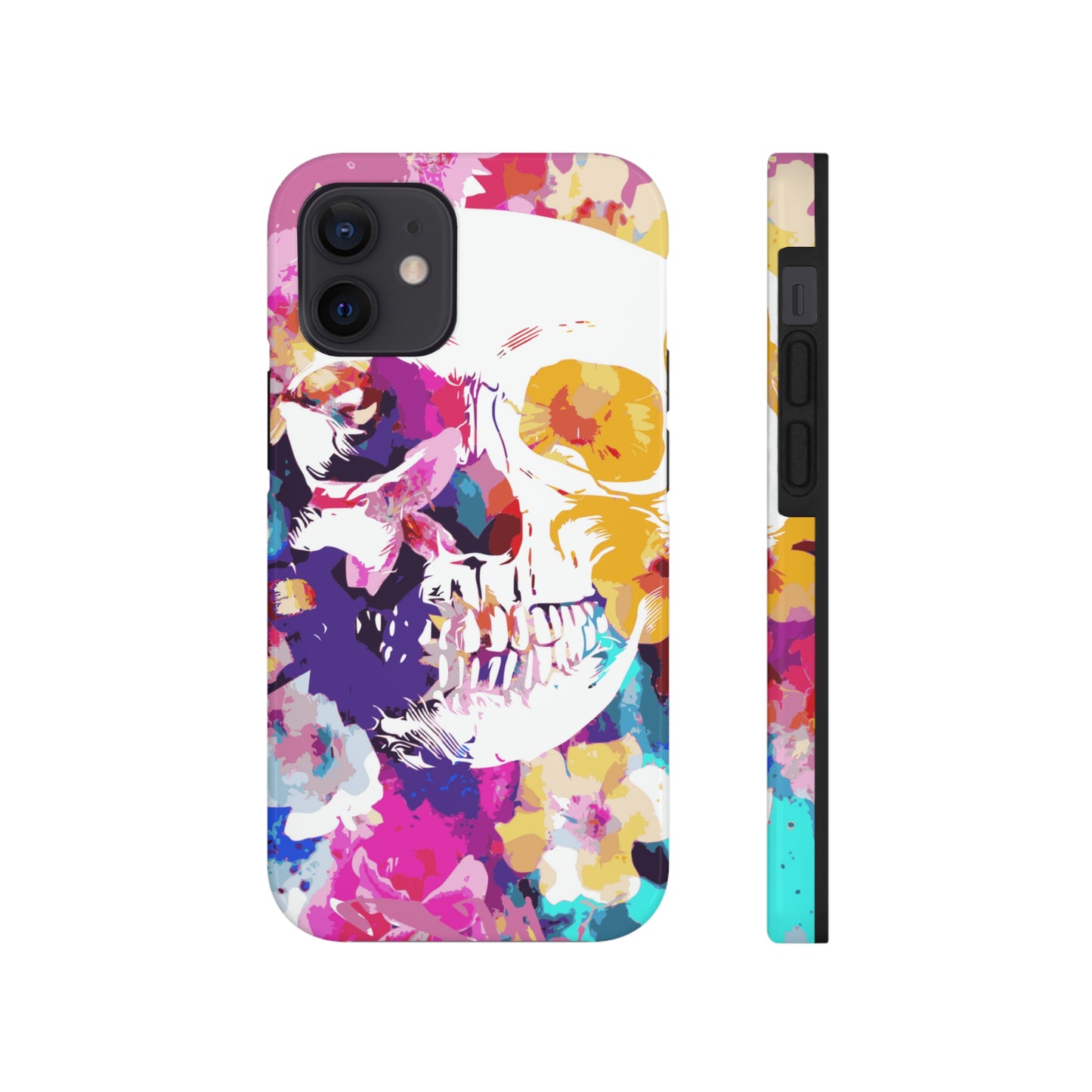 Skull and Bloom Tough Phone Case