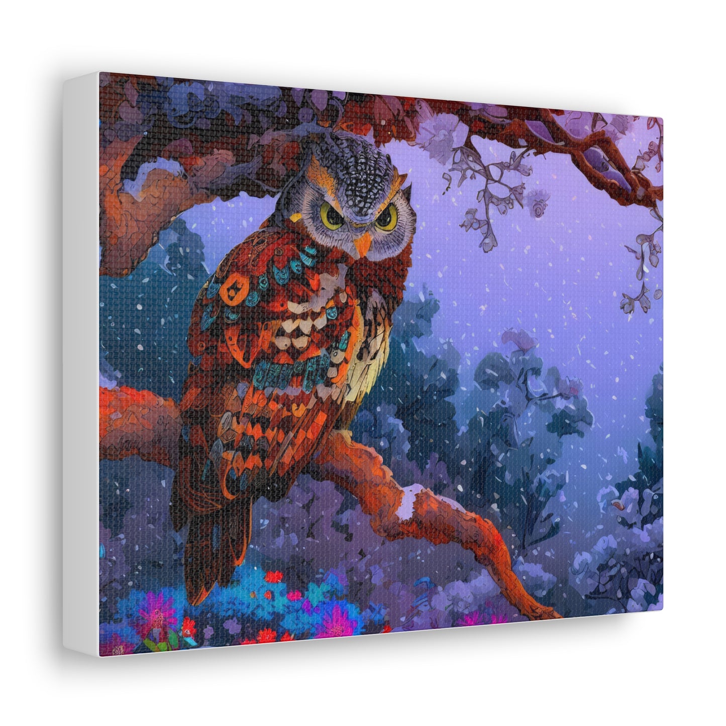 Wyoming Owl  - Canvas Wall Art