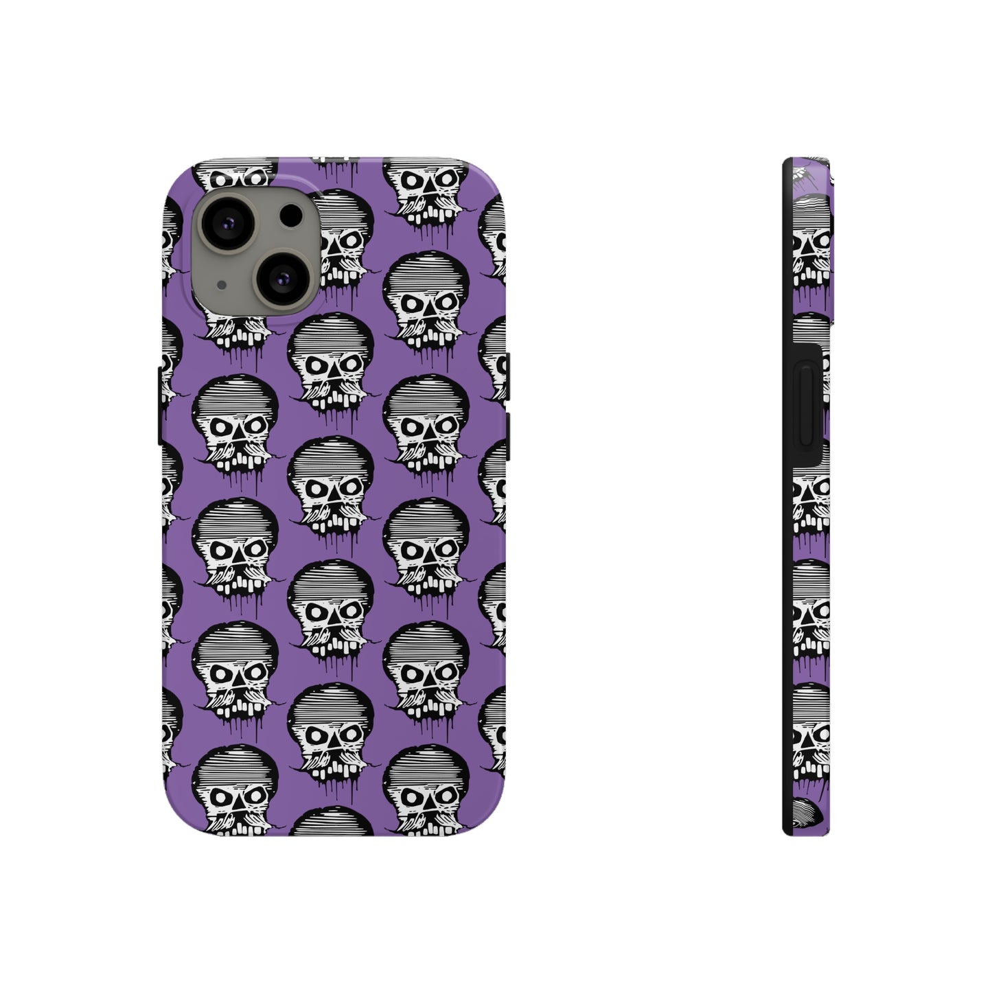 Skull Purple Tough Phone Case