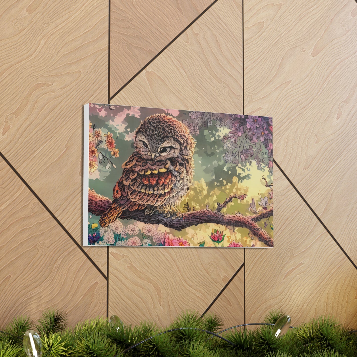 Oregon Owl - Canvas Wall Art