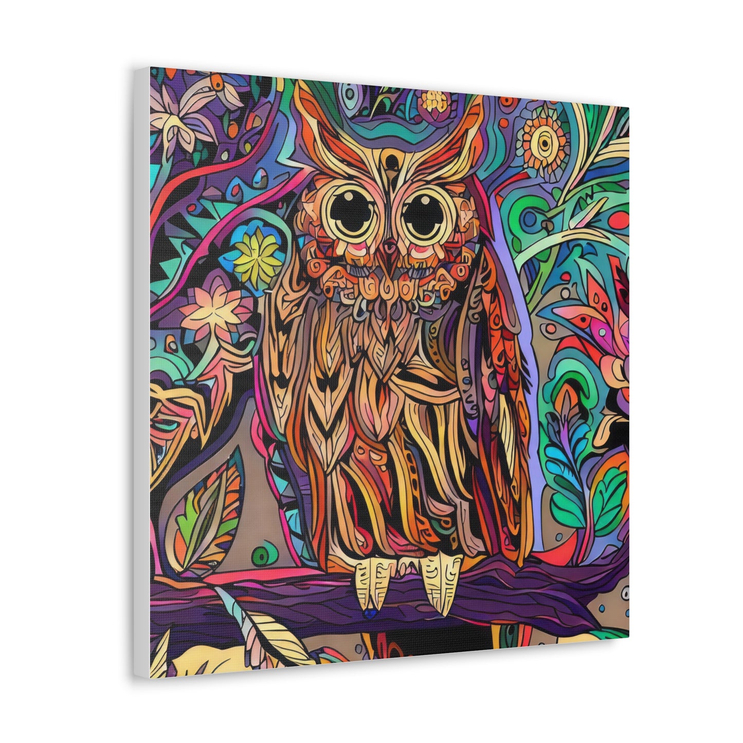 Nevada Owl  - Canvas Wall Art