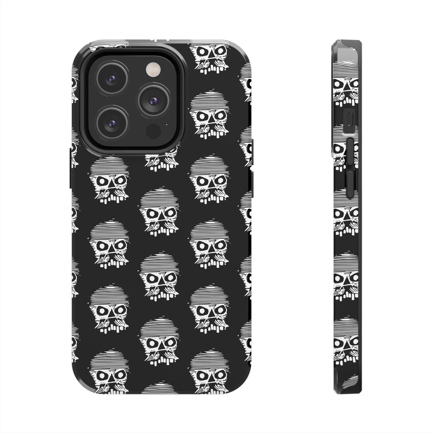 Skull Black Tough Phone Case