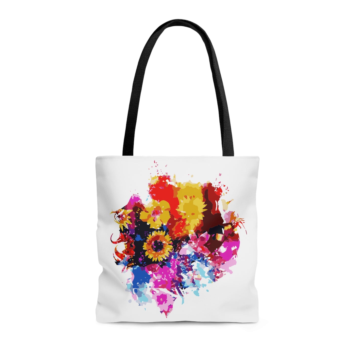 Floral Symphony Tote Bag