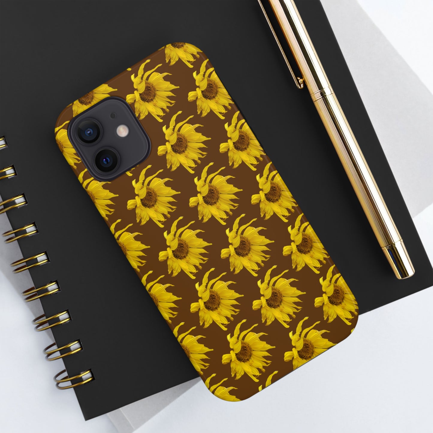 Fall Sunflower Brown Tough Phone Case