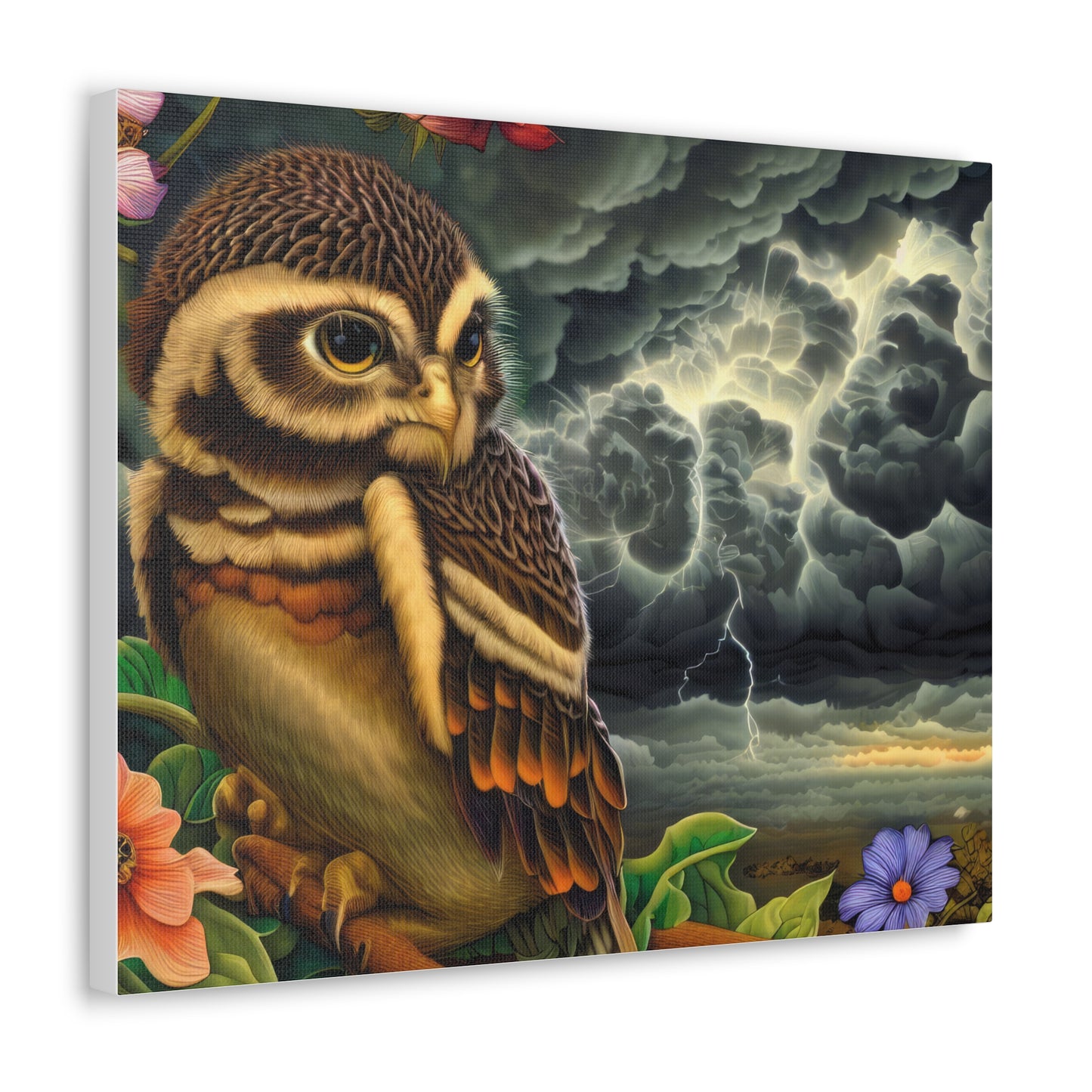 Aeolus Owl - Canvas Wall Art