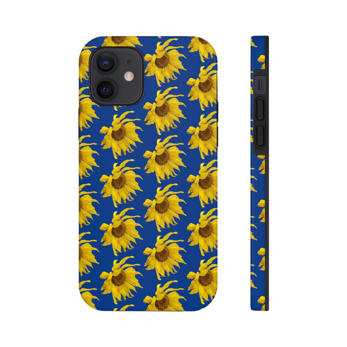 Fall Sunflower Blue Tough Phone Case