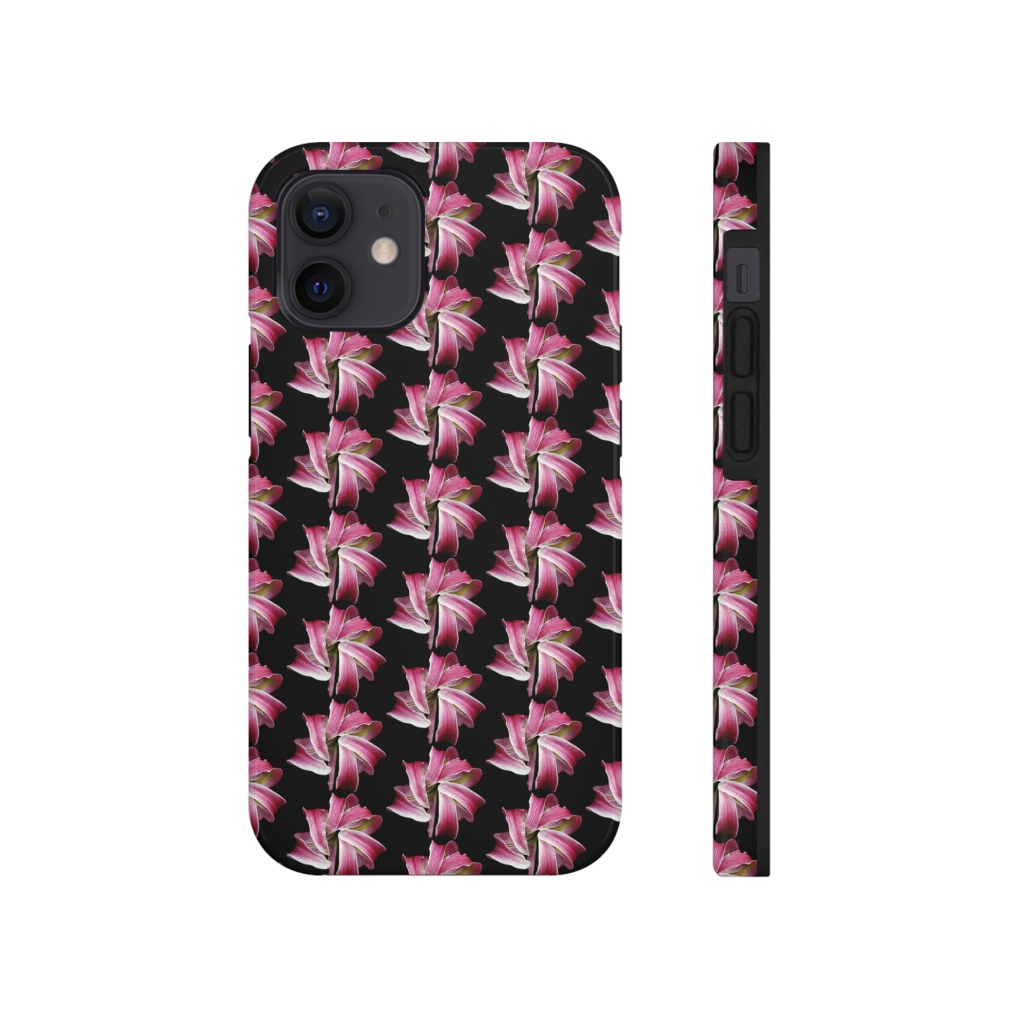 Morning Lily Black Tough Phone Case