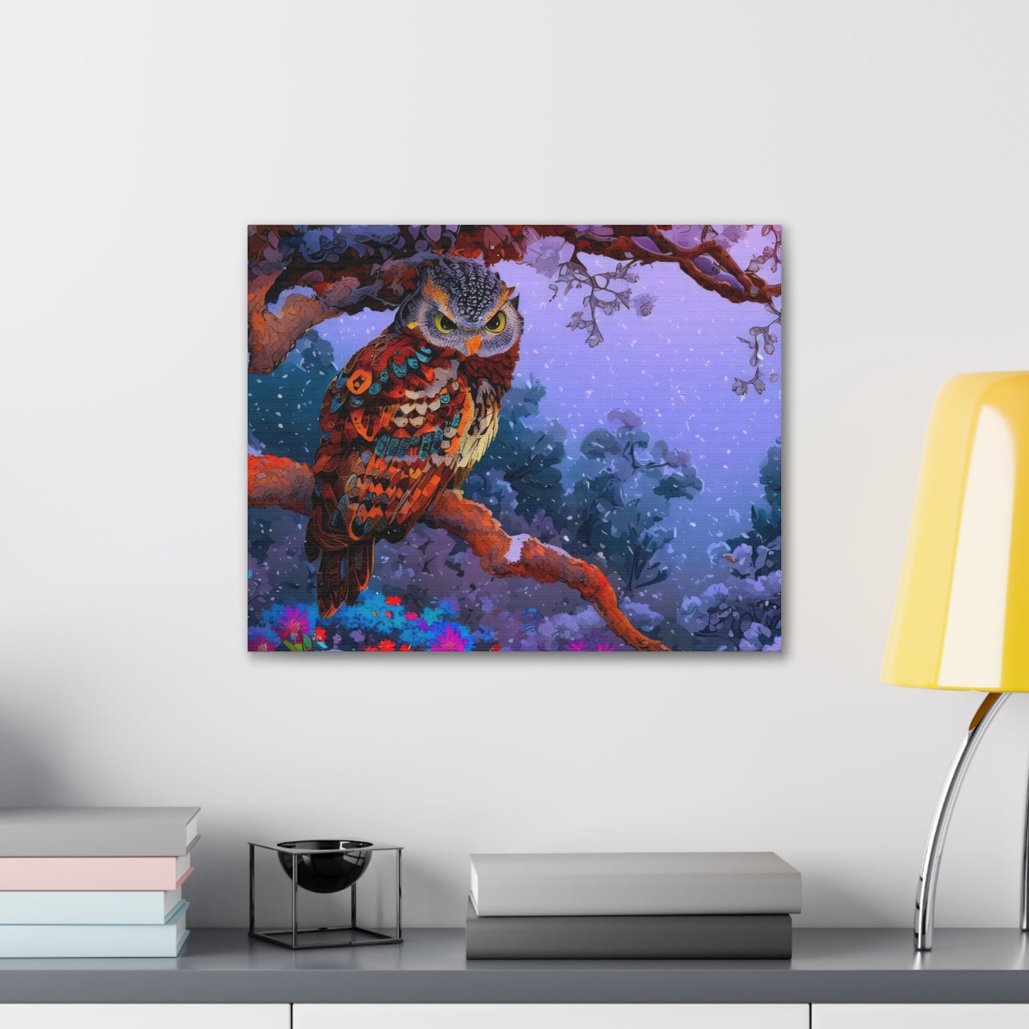 Wyoming Owl  - Canvas Wall Art