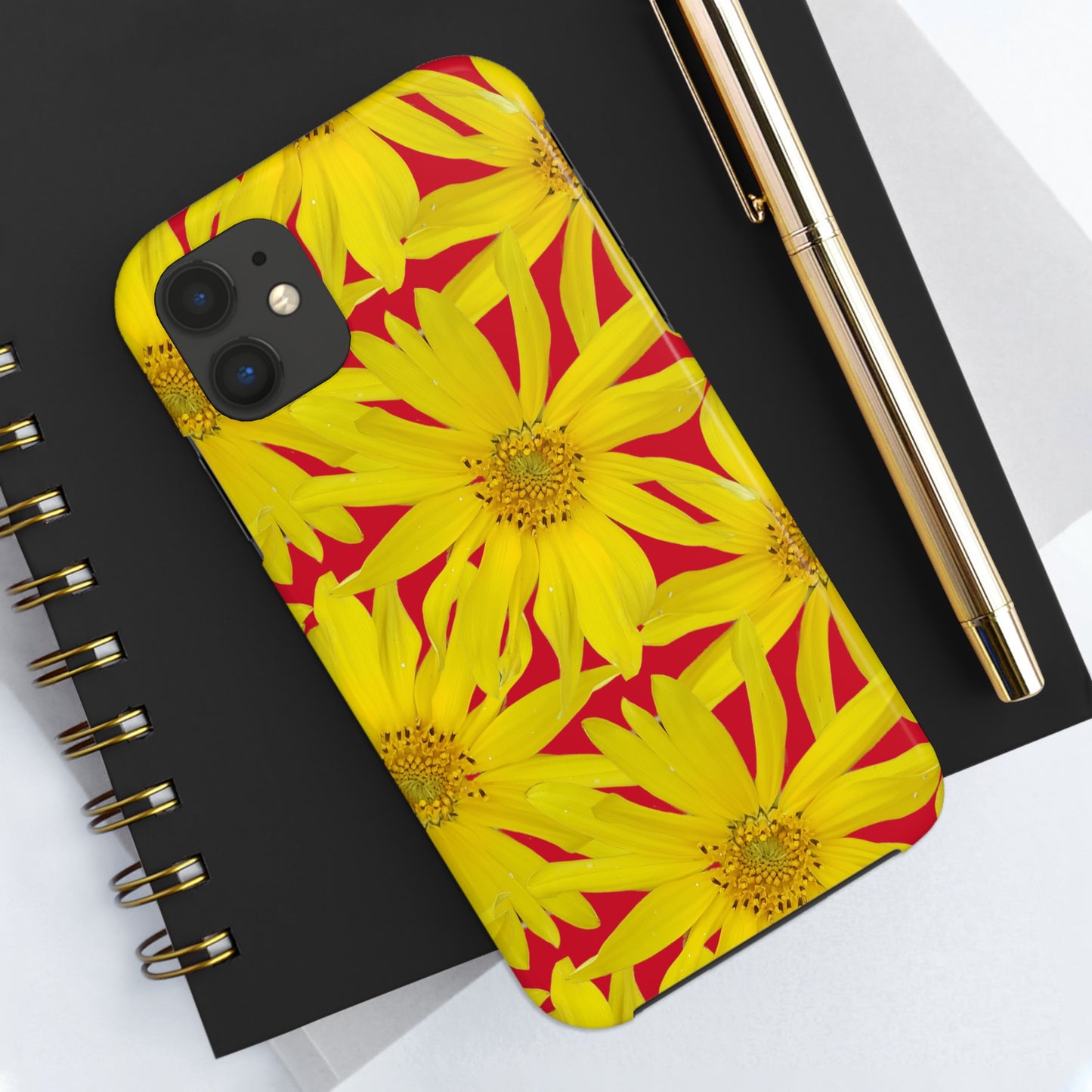 Big Sunflower Red Tough Phone Case