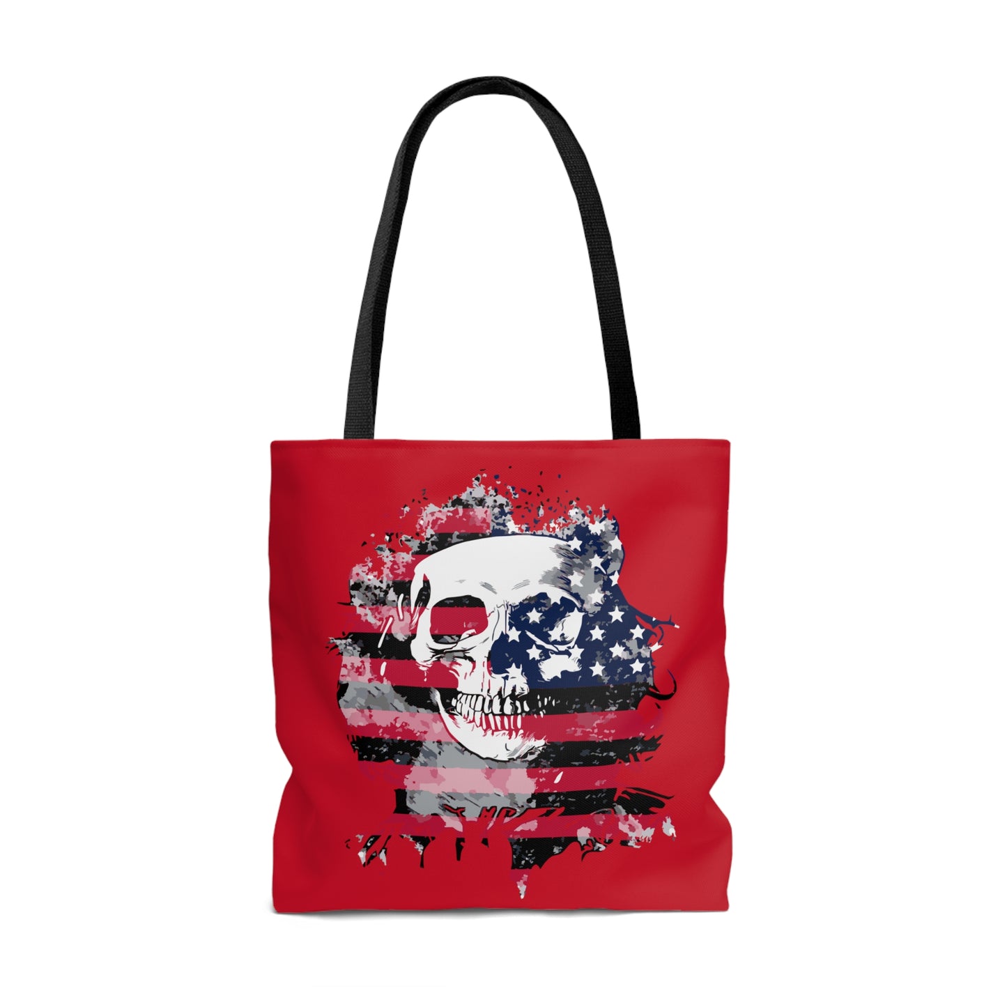 Skull and Flag Tote Bag