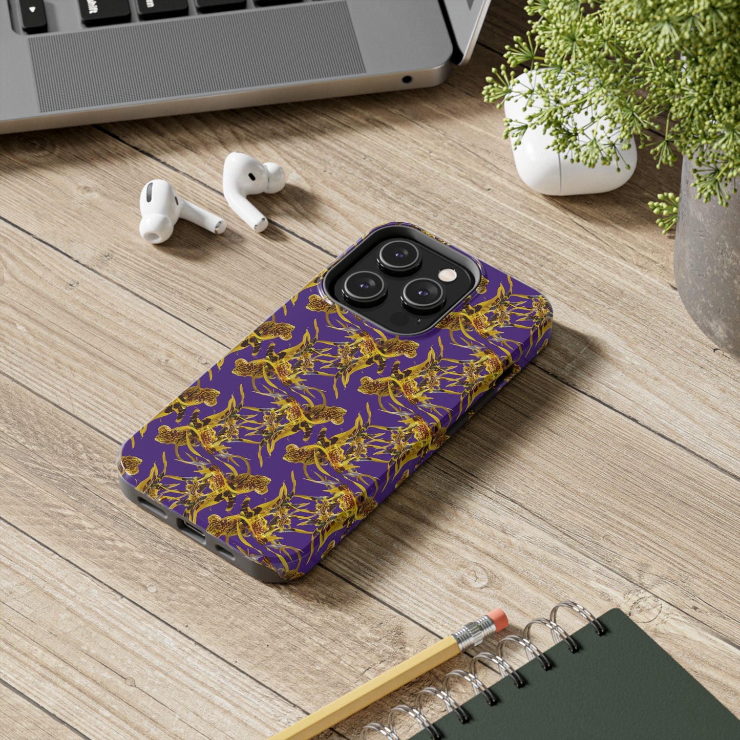 Brassia Orchid Purple Tough Phone Case