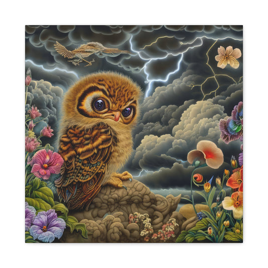 Achilles Owl - Canvas Wall Art