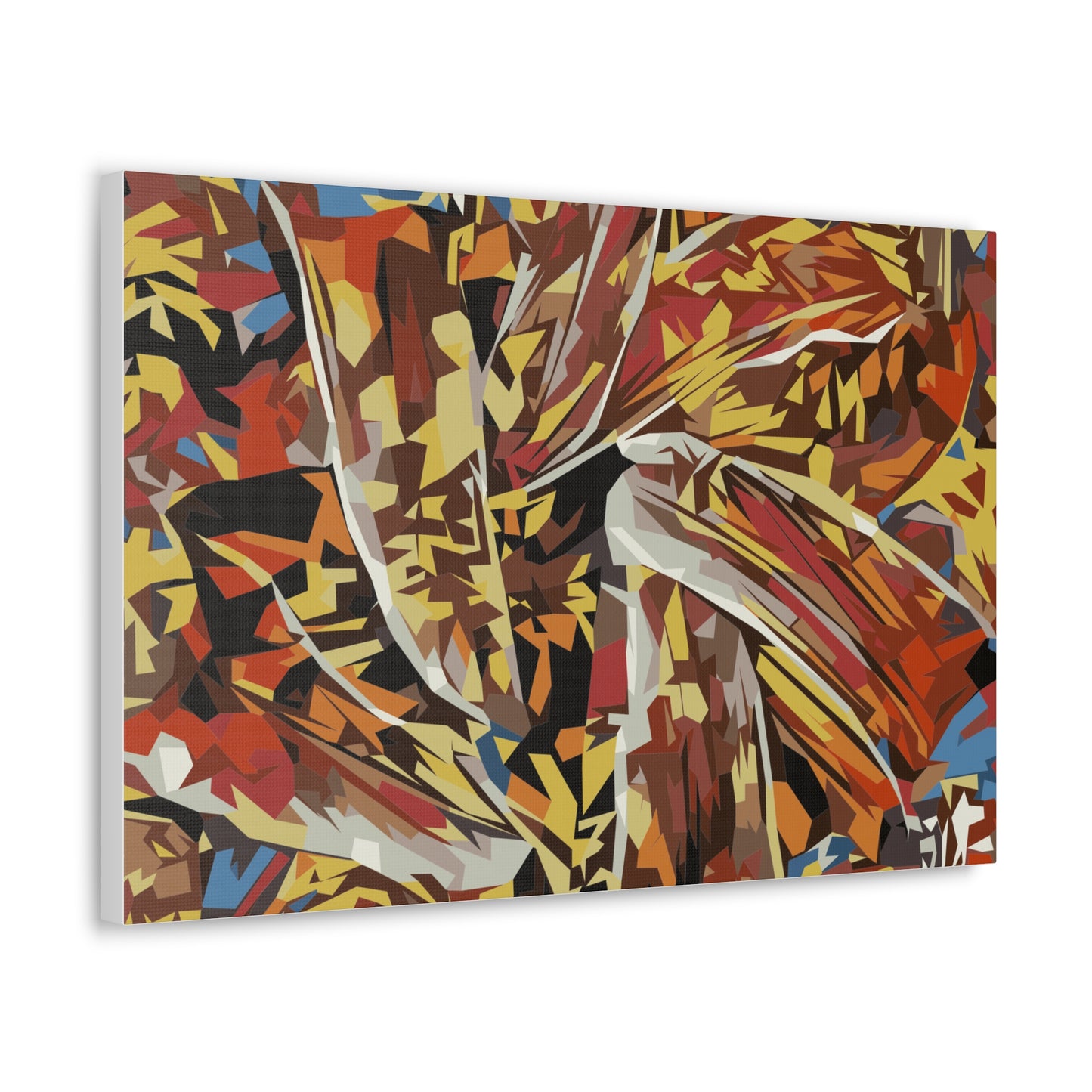 Abstract Floral Fiesta Canvas Gallery Wraps