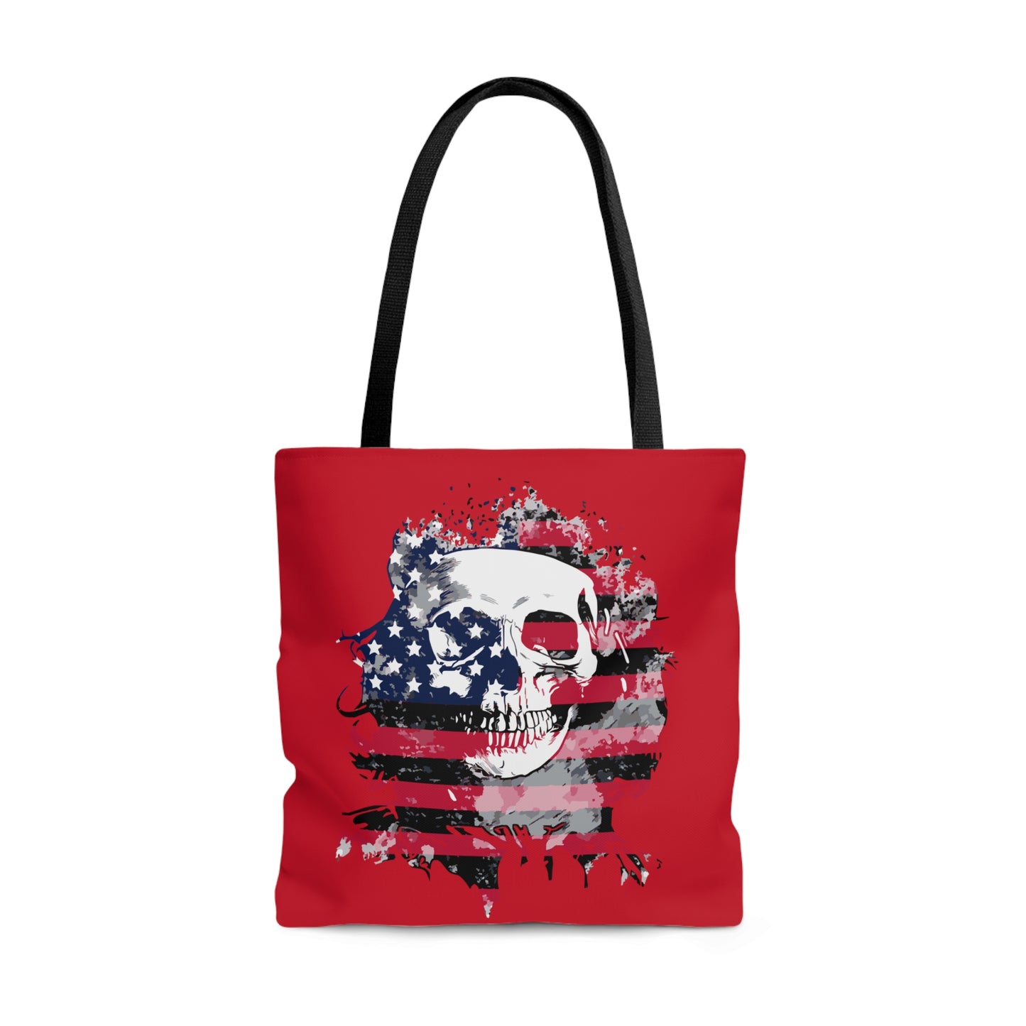 Skull and Flag Tote Bag