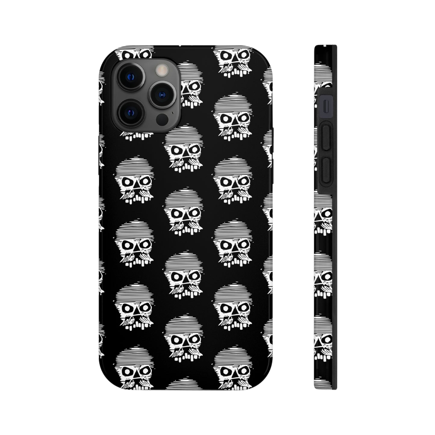 Skull Black Tough Phone Case