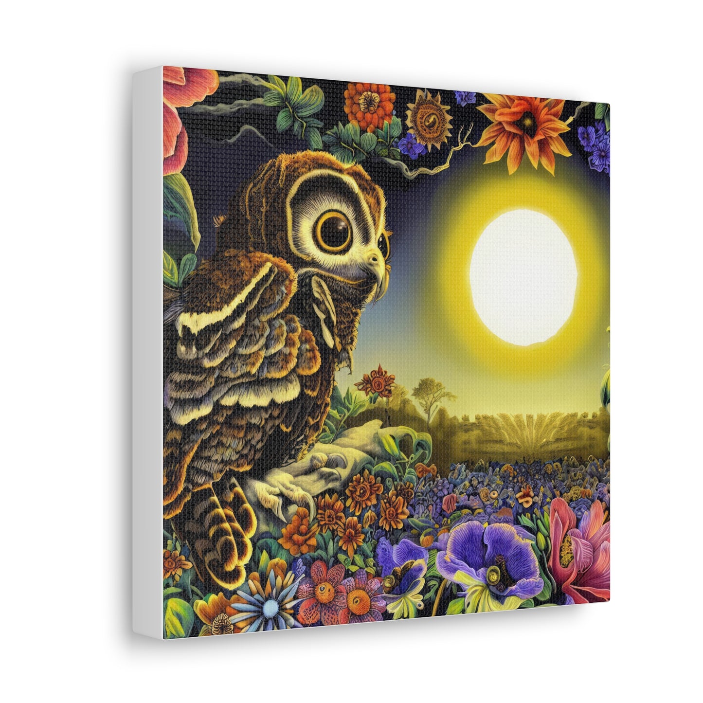 New Hampshire Owl - Canvas Wall Art