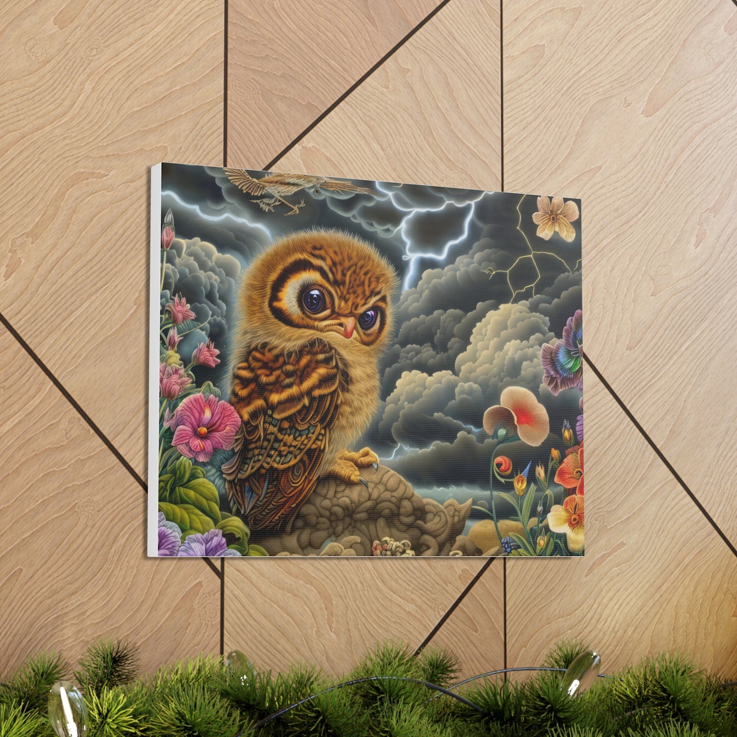 Achilles Owl - Canvas Wall Art