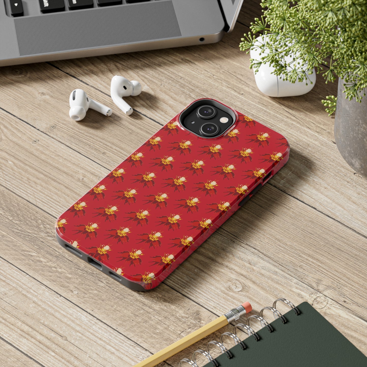 Orchid Sepal Red Tough Phone Case