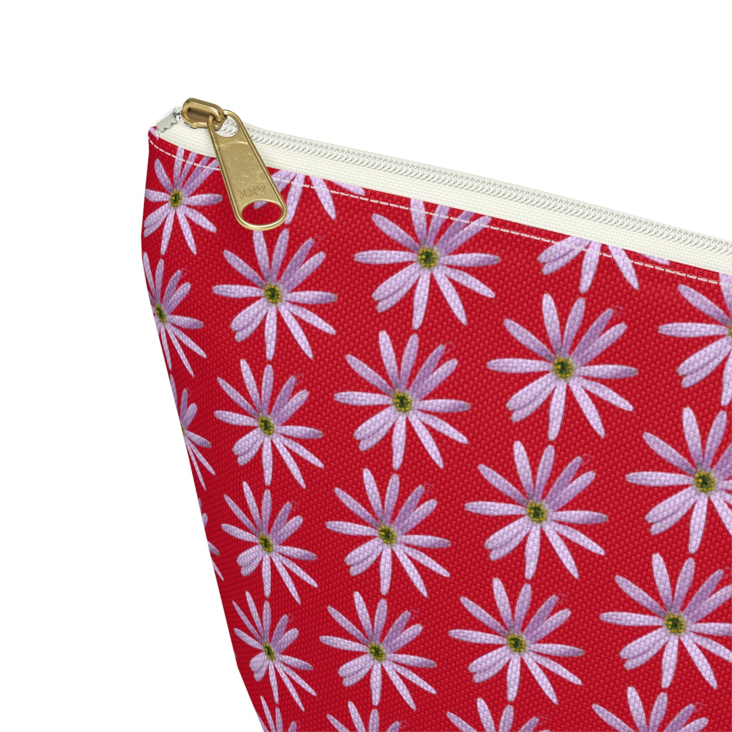 Aster Flower Accessory Pouch w T-bottom