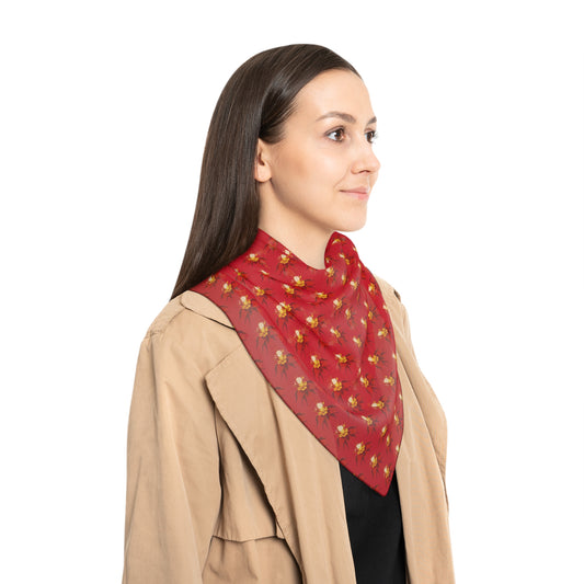 Orchid Sepal Poly Scarf
