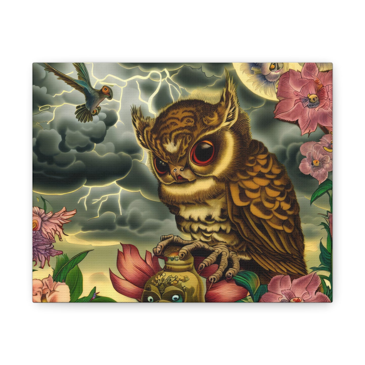 Indiana Owl - Canvas Wall Art