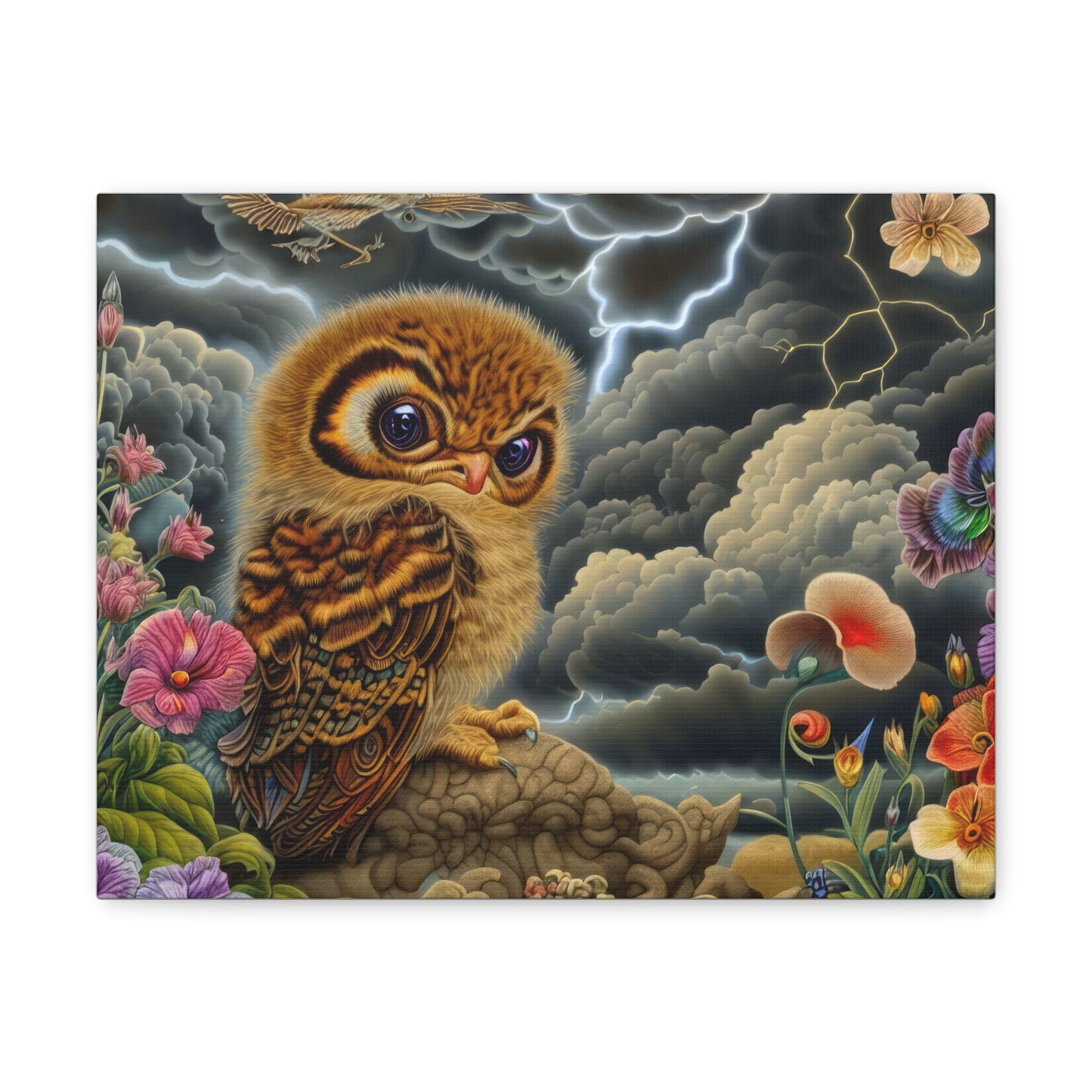 Achilles Owl - Canvas Wall Art